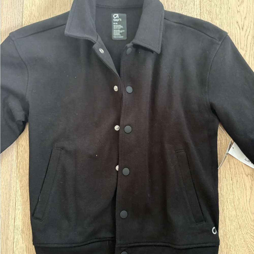 GAP kids Black Bomber Jacket